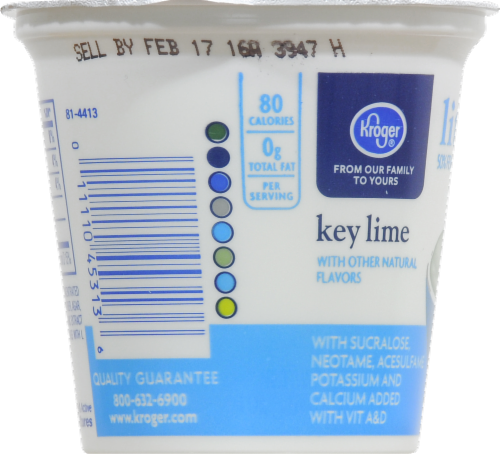 Kroger®  Lite Key Lime Pie Yogurt Perspective: right