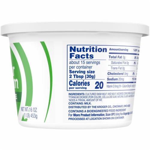 Kroger® Fat Free Sour Cream Perspective: right