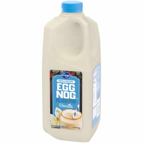Kroger® Vanilla Egg Nog Half Gallon Perspective: right