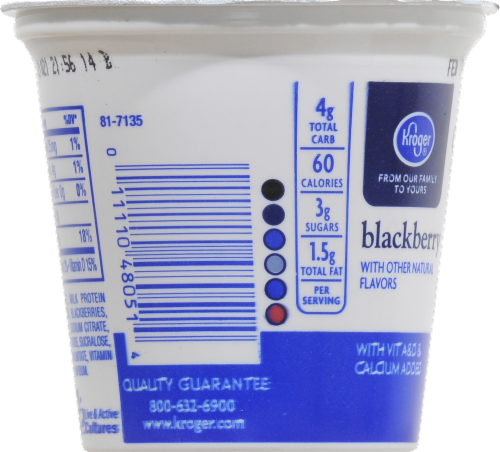 Kroger® CarbMaster™ Blackberry Yogurt Perspective: right