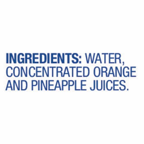 Kroger® 100% Orange Pineapple Juice From Concentrate Perspective: right