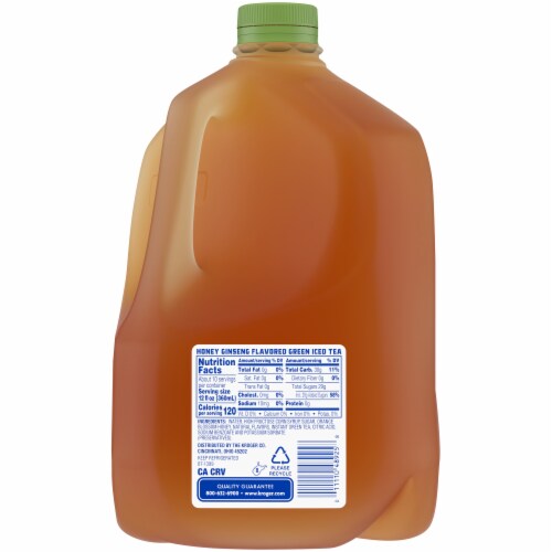 Kroger®  Honey Ginseng Flavored Green Iced Tea Perspective: right