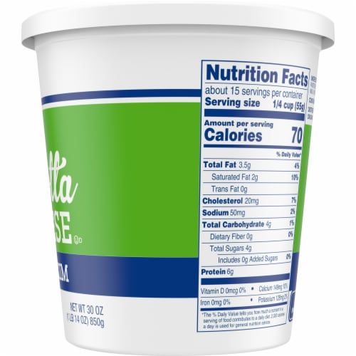 Kroger® Part Skim Ricotta Cheese Perspective: right