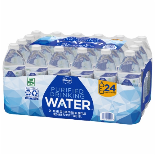 Kroger® Purified Bottled Water Perspective: right
