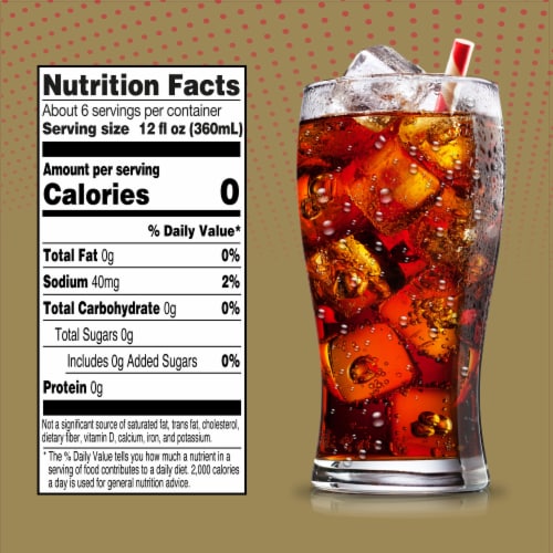 Big K® Diet Cola Soda Bottle Perspective: right