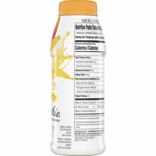 Senor Gusto Mango Drinkable Yogurt Smoothie Perspective: right
