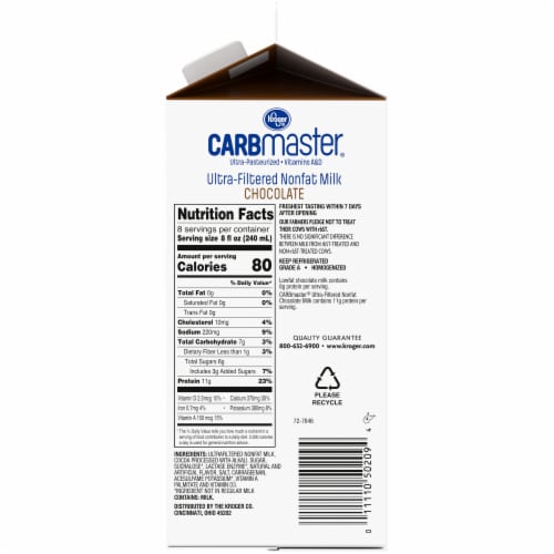 Kroger® CarbMaster® Ultra-Filtered Nonfat Chocolate Milk Perspective: right