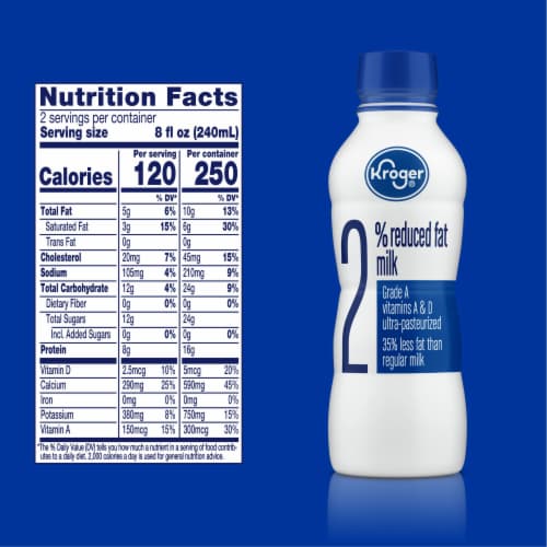 Kroger® 2% Reduced Fat Milk Perspective: right