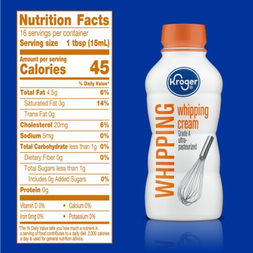 Kroger®  Whipping Cream Perspective: right