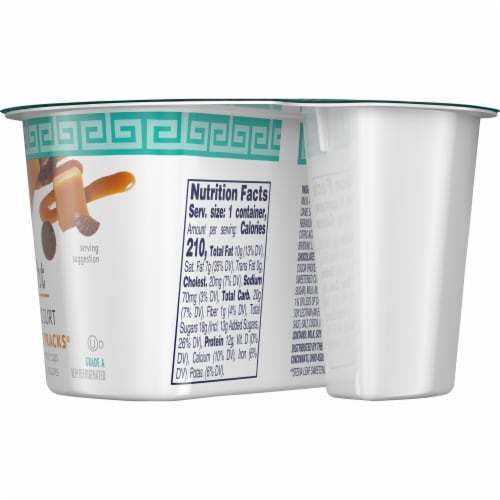 Kroger® Delight Caramel Moose Tracks Greek Yogurt Perspective: right