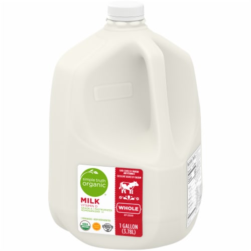Simple Truth Organic® Whole Vitamin D Milk Perspective: right