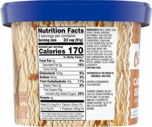Kroger® Deluxe Churned Caramel Delight Light Ice Cream Perspective: right
