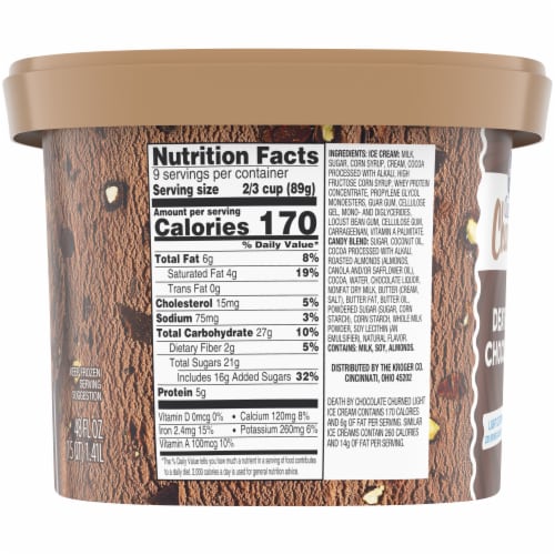 Kroger® Deluxe Death By Chocolate Churned Light Ice Cream Perspective: right