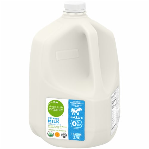 Simple Truth Organic® Skim Fat Free Milk Perspective: right