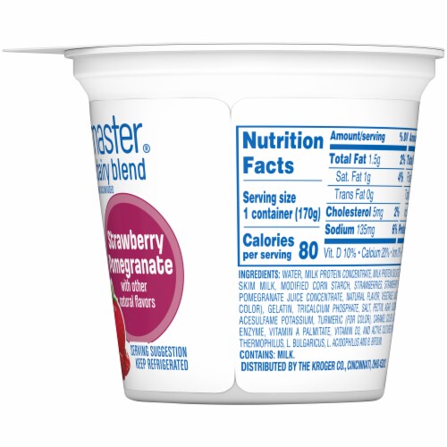 Kroger® CarbMaster® Strawberry Pomegranate Cultured Dairy Blend Perspective: right
