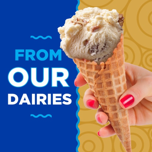 Kroger® Deluxe Southern Style Butter Pecan Crunch Ice Cream Tub Perspective: right