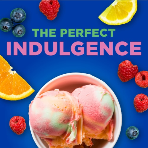 Kroger® Deluxe Rainbow Lowfat Sherbet Perspective: right