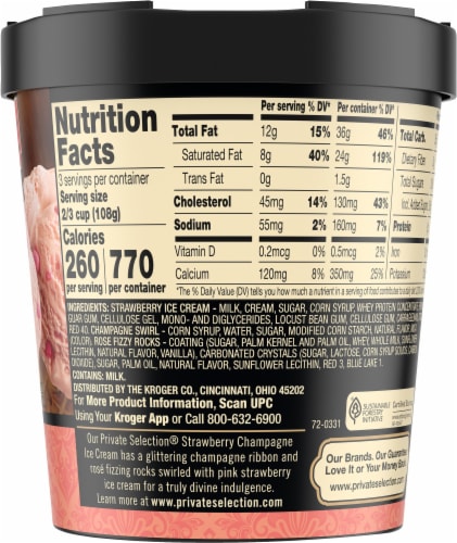 Private Selection® Cookies and Cream Ice Cream Pint Perspective: right
