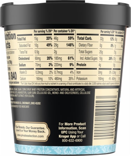 Private Selection® Double Vanilla Ice Cream Pint Perspective: right