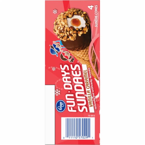 Kroger® Fun Daze Sundaes Vanilla Caramel Perspective: right