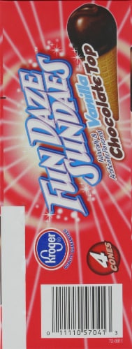 Kroger® Fun Daze Sundaes Vanilla Chocolate Top Perspective: right