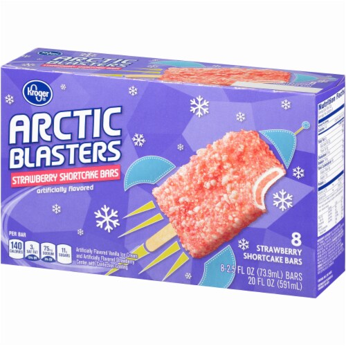 Kroger® Arctic Blasters Strawberry Shortcake Ice Cream Bars Perspective: right