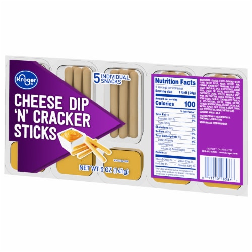 Kroger® Cheese Dip 'N' Crackers Sticks Multipack Perspective: right