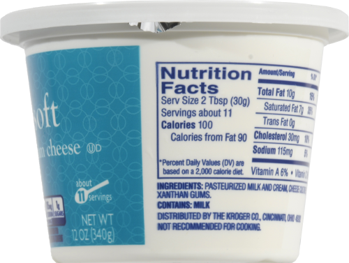 Kroger® Soft Cream Cheese Perspective: right