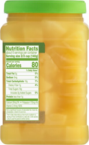 Simple Truth Pineapple Chunks Perspective: right