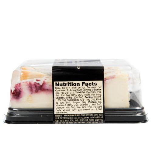Private Selection™ White Chocolate Raspberry Tuxedo Cheesecake Slices Perspective: right
