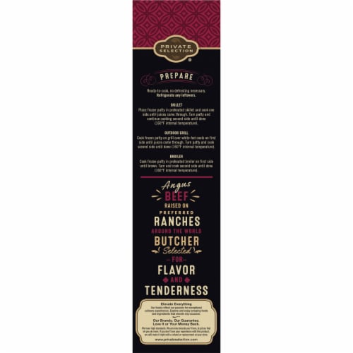 Private Selection® Angus Beef Patties Perspective: right