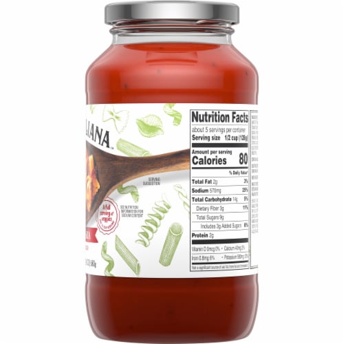 Zia Italiana Marinara Pasta Sauce Perspective: right