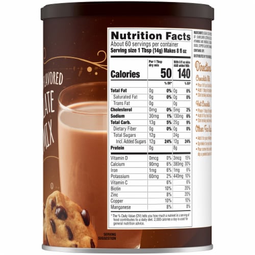 Kroger® Naturally Flavored Chocolate Milk Mix Perspective: right
