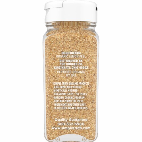 Simple Truth Organic™ Minced Lemon Peel Perspective: right
