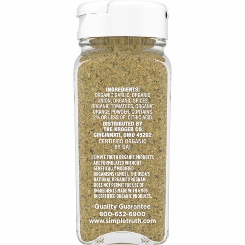 Simple Truth Organic™ Salt Free Garlic Herb Seasoning Blend Perspective: right