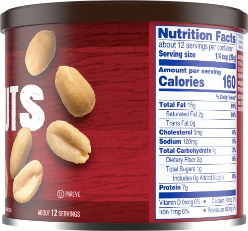 Kroger® Salted with Sea Salt Peanuts Perspective: right