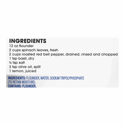 Kroger® Wild Caught Flounder Fillets Frozen BIG DEAL! Perspective: right