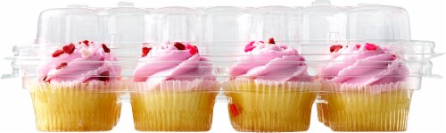 Bakery Fresh Mini Valentine Vanilla Cupcake Perspective: right