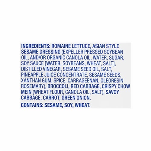 Kroger® Asian Style Chopped Salad Kit Perspective: right
