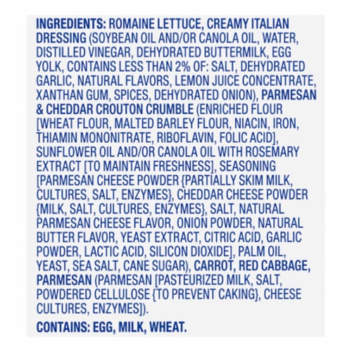Kroger® Creamy Italian Chopped Salad Kit Perspective: right