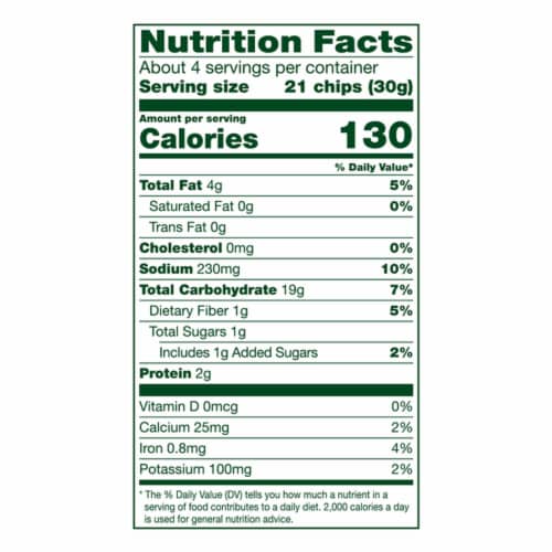 Simple Truth® Mediterranean Herb Baked Chickpea Crisps Perspective: right