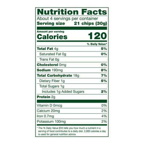 Simple Truth® Garlic Baked Chickpea Crisps Perspective: right