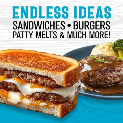 Kroger® 93/7 Ground Beef Patties Perspective: right