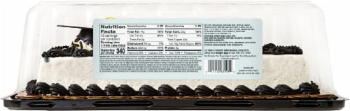 Bakery Fresh Graduation Chocolate Quarter Sheet Cake Perspective: right