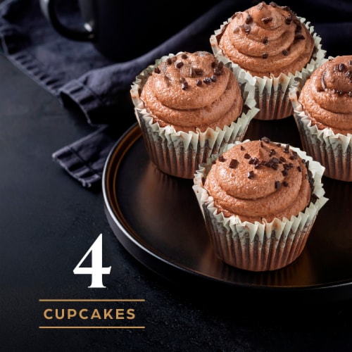 Private Selection® Triple Chocolate Cupcakes Perspective: right
