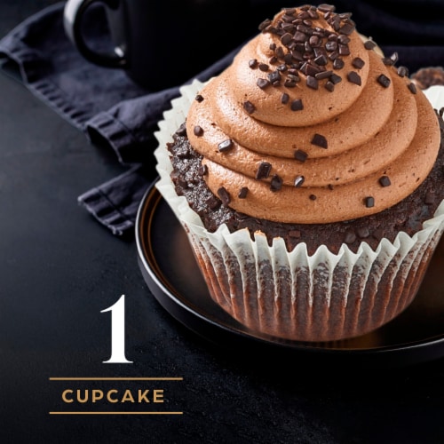 Private Selection® Jumbo Chocolate Cupcake Perspective: right