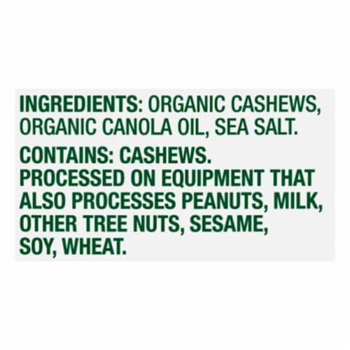 Simple Truth Organic® Salted Roasted Cashews Perspective: right