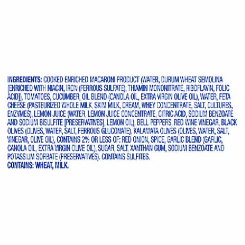 Kroger® Greek Pasta Salad Perspective: right