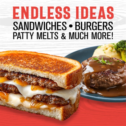 Kroger® 80/20 Ground Beef Patties Perspective: right