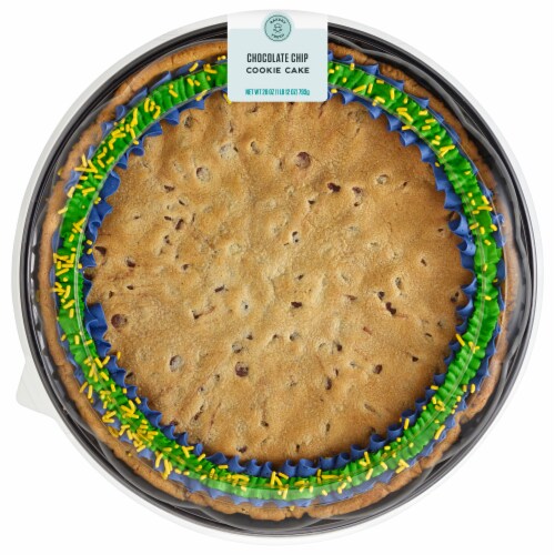 Mardi Gras Colossal Chocolate Chip Cookie Perspective: right